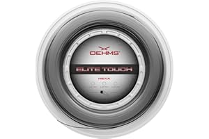 OEHMS Elite Touch Hexa | Hexagonal, Sharp-Edged Co-Polyester Tennis String | Comfort & Spin
