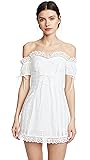 For Love And Lemons Womens Anabelle Eyelet Lace Up Dress | Desertcart Haiti