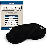 MacuHealth MacuMask Essential - Moist Heat Eye Compress for Dry Eyes, Blepharitis, MGD & Digital Eye Strain, Adjustable Strap, SterilEyes Technology, Microwave & Freezer Safe, Hot or Cold Compress