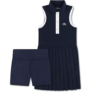 Lacoste Girls' Pique Tennis Dress