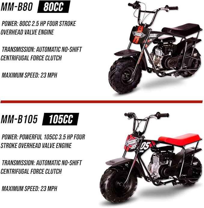 monster moto mini bike 105cc top speed