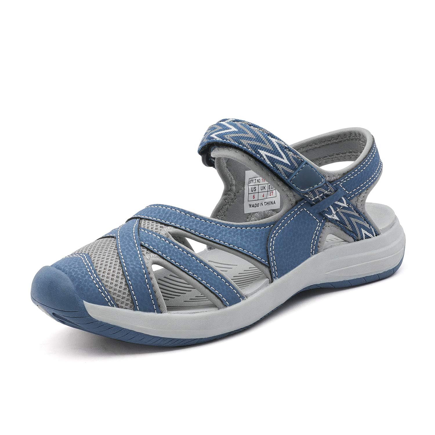 Photo 1 of DREAM PAIRS Women's Sport Athletic Sandals Outdoor Hiking Sandals,Size 6.5,Dark/Blue,181103