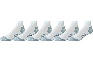 �鶹�� Essentials Men's 6-Pack Performance Cotton Cushioned Athletic Ankle Socks