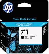 HP 711 Black Ink Cartridge 80ml for Designjet T120 T520 Large Format Printers