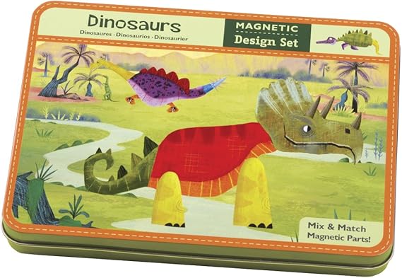 MudPuppy - Caja magnética con Dinosaurios (MPCM31297): Amazon.es: Juguetes y juegos