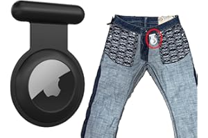 KAIZEN KREATIONS Airtag Holder for Kids Hidden Compatible with Apple Airtag Holder. GPS Tracker for Kids, Tracking Device for Kids, Airtag for Kids, Airtag Kids Hidden (Black, 1-Pack)