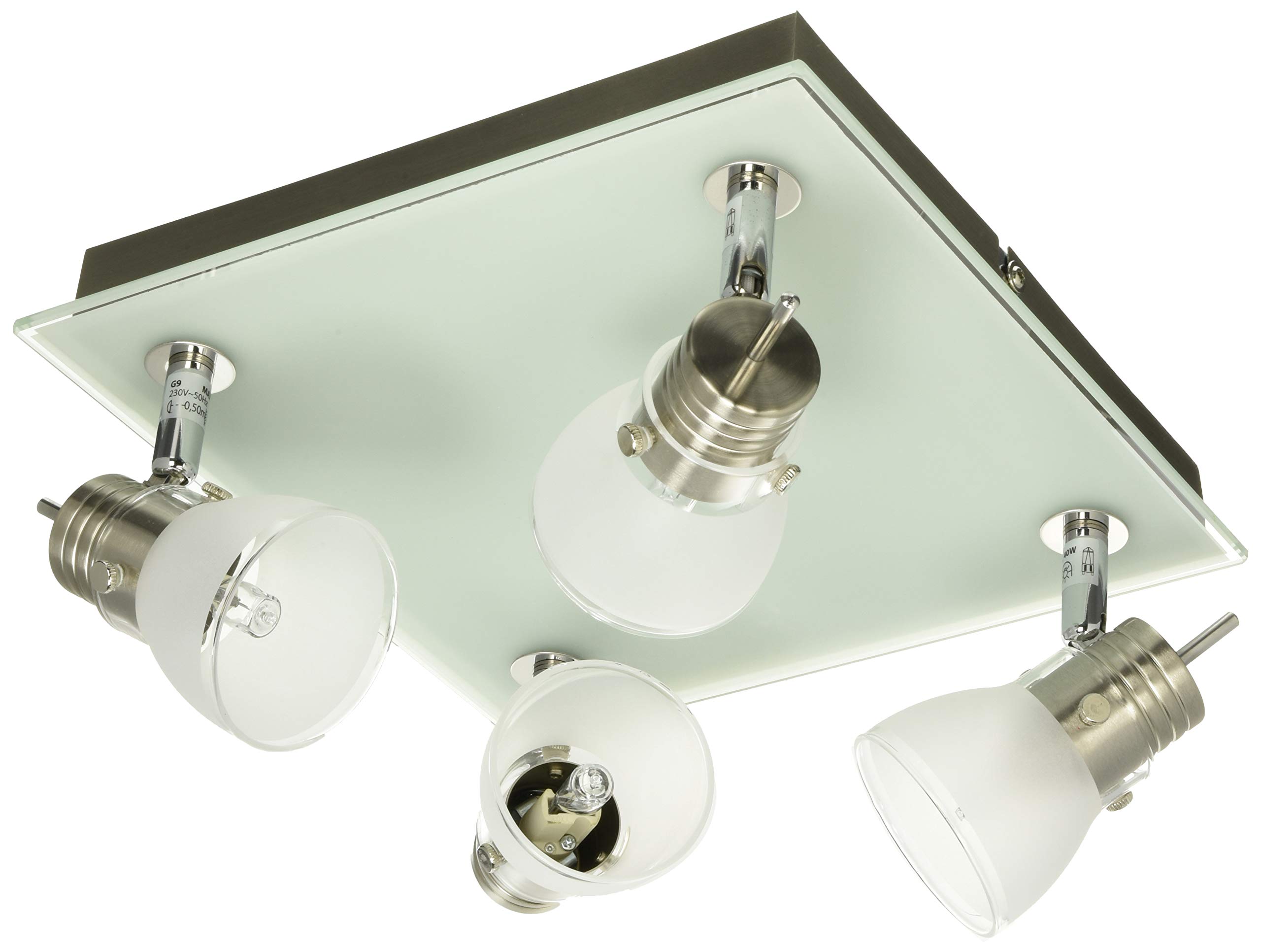 edeaj 9800008 – Ceiling Light with 4 Lights 40 W, Silver