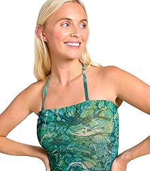 Kiniki Women's Tan Through Tube Swimsuit Swimwear