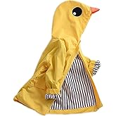 CM C&M WODRO Toddler Baby Boy Girl Duck Rain Jacket Cute Cartoon Animal Raincoat Hoodie Kids Coat Fall Winter School Outfit