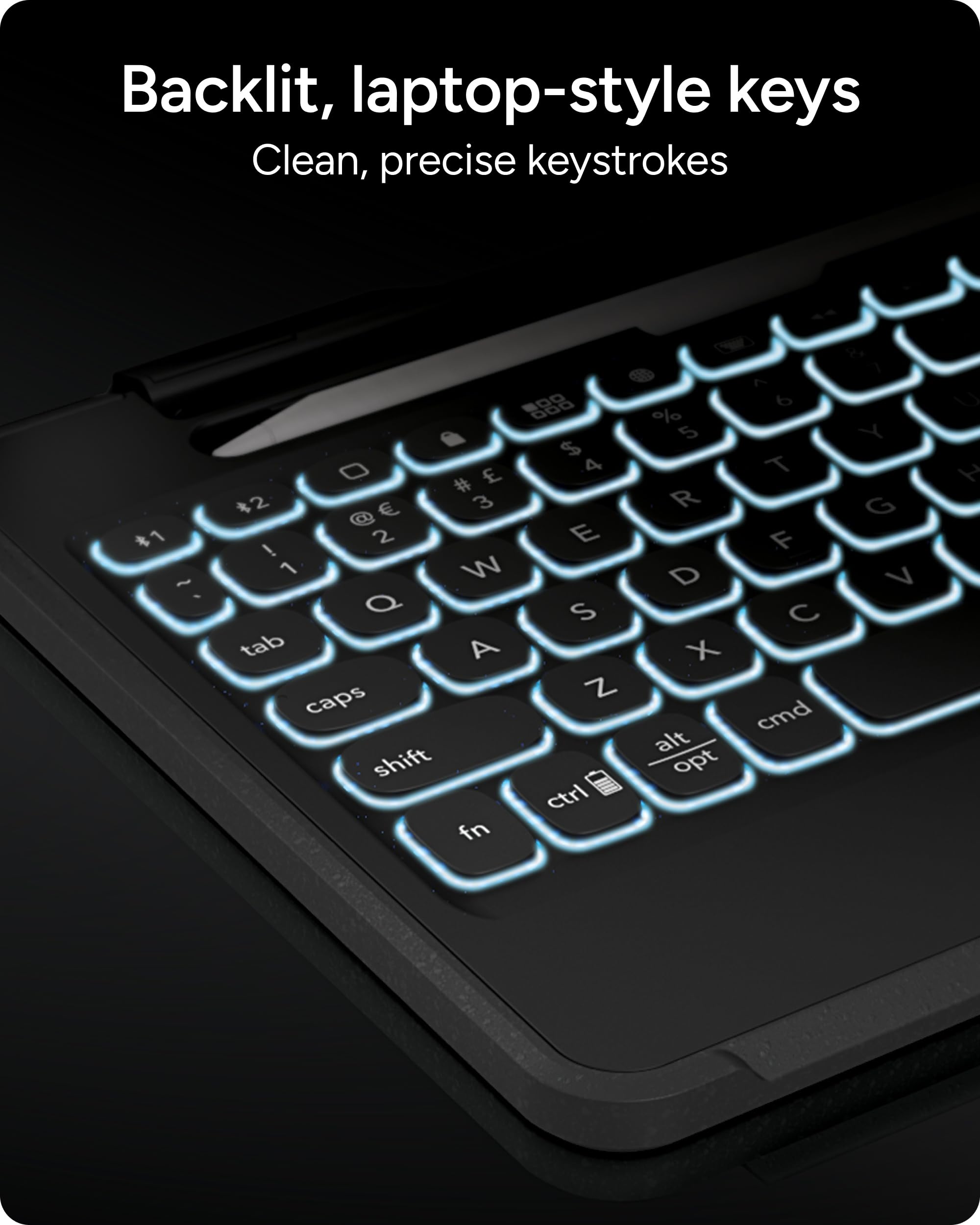 ZAGG Rugged Book iPad Case with Detachable Magnetic-Hinged Keyboard for iPad Air 3, iPad Pro 10.5