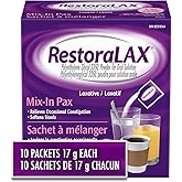 RestoraLAX Powder Stool Softener Laxative - Laxatives For Constipation, Effective Constipation Relief For Adults, No Taste, N