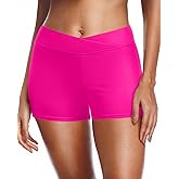 Yonique Womens Swim Shorts Bathing Suits Bottoms Swimsuit Bottoms(Available in Plus)