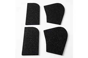 Petcci Felt Shims for English & Western Saddle Pad, Adjustable 5mm & 10mm Balance Pads for Horses, Shock Absorbing & Breathab