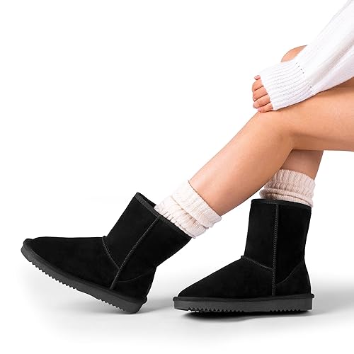 Amazon Esprit Boots Winter DREAM PAIRS Women's Shorty-New Mid Calf