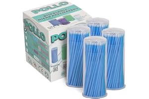 VASTMED 400 PCs Dental Grade Pollo Disposable Dental Microbrush Applicators Application Brushes Bendable for Eyelash Extensions, Personal Care, Artwork