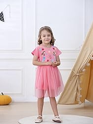 Hongshilian Toddler Girls Cotton Casual Dress
