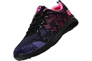 LARNMERN Steel Toe Shoes Men Womens Lightweight Safety Shoes Puncture Proof Breathable Sneakers Comfortable