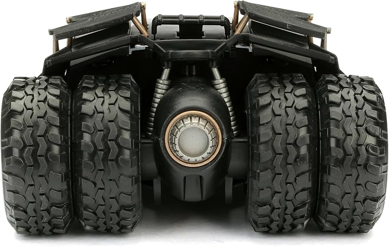 253215005 Batman The Dark Knight Batmobile in Scala 1:24 con Personaggio di Batman in Die Cast, Nero, One Size