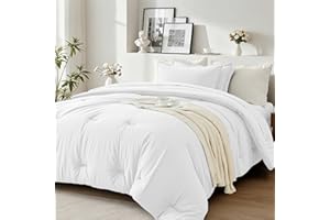 Easthome Twin Comforter Set 5 Pieces - Ultra-Soft Bed in a Bag Twin Size, Cozy Luxury All Season Bedding Sets with Comforter,