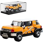 Mould King Speed Champion SUV Building Toys with Display Case, 27059 Model Car Kits, Race Car Building Kit for Adults Kids 8+ (414PCS)