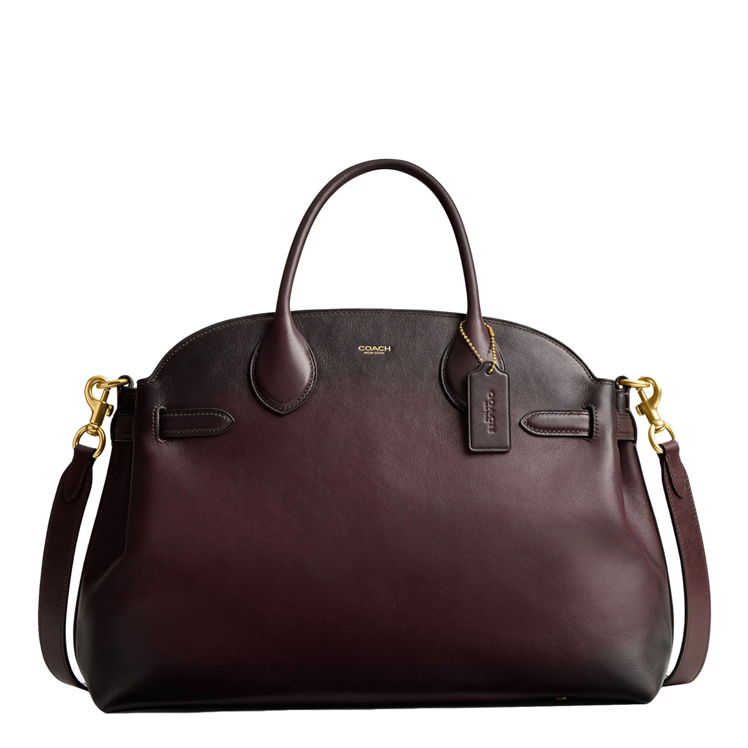 Photo 1 of COACH, Women's, Soft Empire Carryall Bag 40, B4/Merlot, One Size