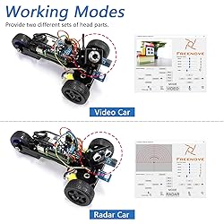 Freenove Three-Wheeled Smart Car Kit for Raspberry