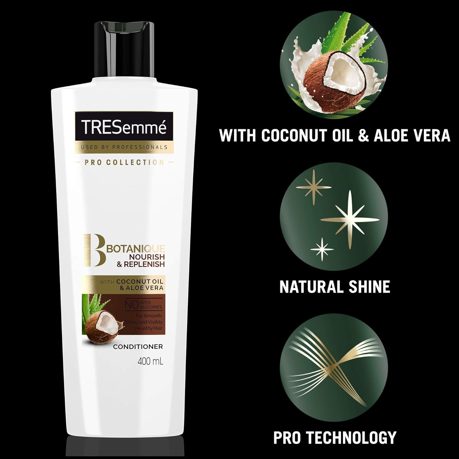 Tresemme Botanique Nourish & Replenish Hair Conditioner, 400ml, 400 ml (Pack of 1) - Image 4