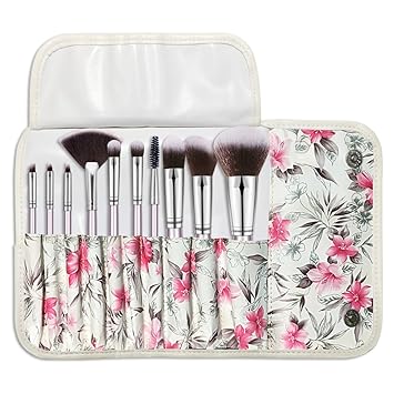 Amazon Com 13 Bamboo Makeup Brushes Professional Set Vegan