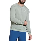 BASS Outdoor Mens Men’s Lightweight Long-Sleeve Pullover – Easy-Care Crew Neck
