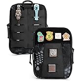TACTICAL GEEK Block K EDC Compact Waist Pouch, Utility Pocket Organizer with Cache Pad, Nylon Zippers Tool Pouch, Multi-Purpose Small Gadget Organization for Daily Carry