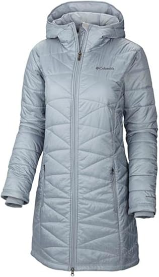 columbia women's morning light ii omni heat long jacket coat puffer