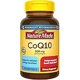 Nature Made CoQ10 300mg per 3 Softgels, Heart Health Support, 120 Softgels | Co Q 10 Supplement for Women and Men, Dietary Supplement that Provides Antioxidant Support, 40 Day Supply