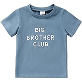TITKKOP Baby Boy Clothes Big Brother T Shirt Toddler Boy Summer Cotton Short Sleeve Tops for 1-5T Baby Boy Outfits