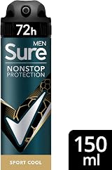 Sure Men Sport Cool Antiperspirant Body Spray 72hr Protection Mint Citrus 150ml view 2