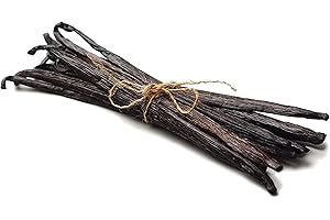 10 Vanilla Beans Grade B for Making Vanilla Extract, Vanilla Beans for Extract Grade 4-5 inches, Perfect for Homemade, baking
