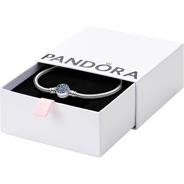PANDORA 2点セット NEW Authentic PANDORA 925 Double Halo Stud Earrings + Necklace