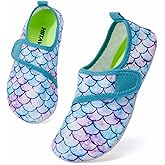 HIITAVE Kids Water Shoes Non-Slip Beach Swim Barefoot Quick Dry Aqua Pool Socks for Boys & Girls Toddler