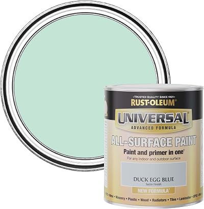 Rust-Oleum Universal Paint & Primer Satin Duck Egg Blue 750ml