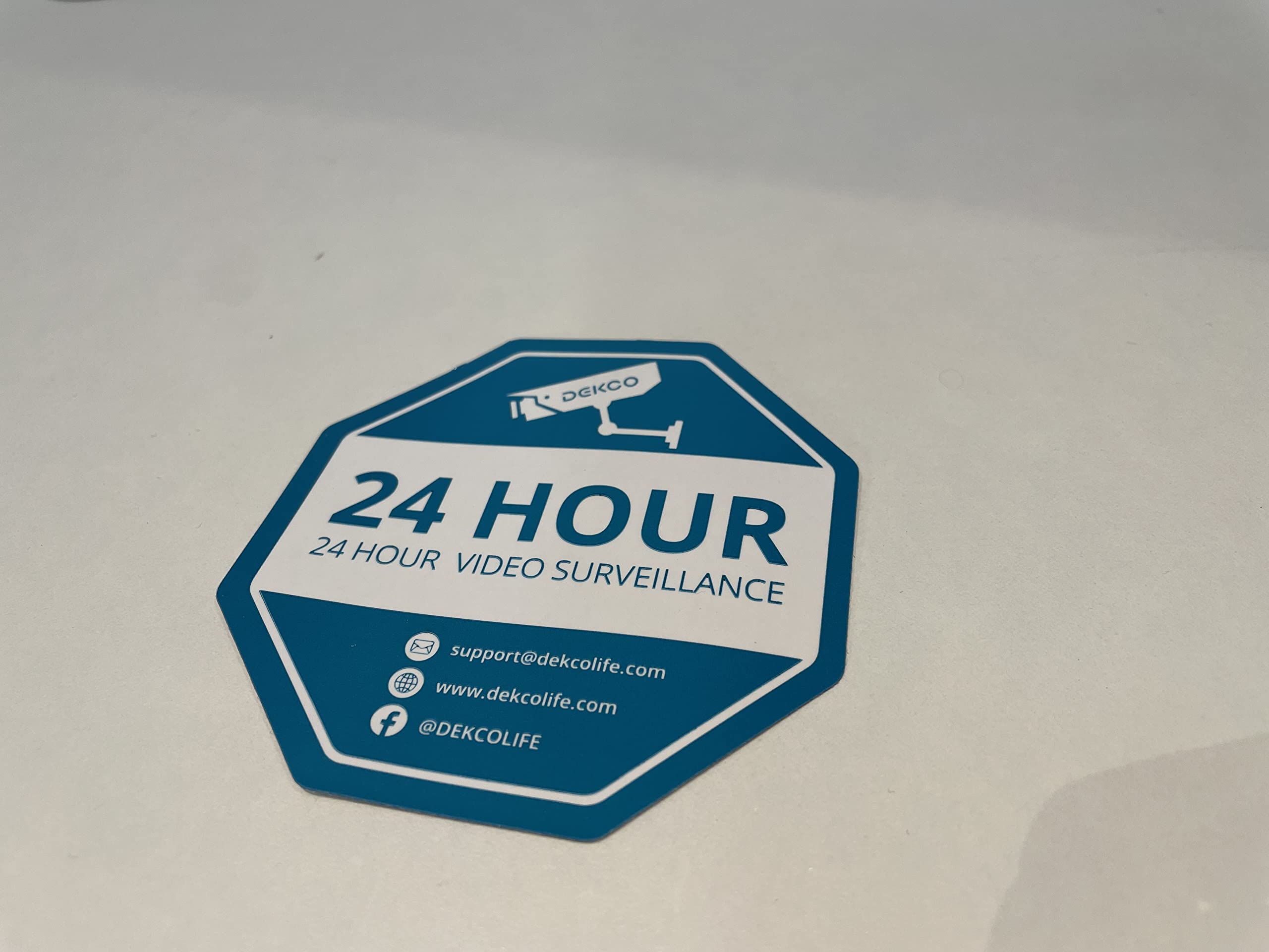 Video Surveillance Sign, Warning sticker for security cameras