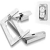 10 Pcs Wall Plate Spacers, Flush Fit Device Level Plate for Wall Outlets Repair and Loose Fix, Wall Plate Leveler Spacer Shim