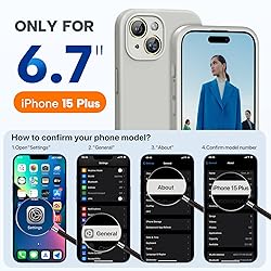 Miracase Compatible with iPhone 15 Plus Case, [Soft