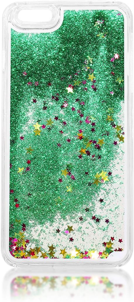 Dramhk iPhone6/6S Plus case,Cool Quicksand Moving Stars Bling Glitter Floating Dynamic Flowing Case Liquid Cover for Iphone6/6S Plus (5.5")