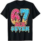 Baseball Drip Number 67 Player Or 67th Birthday T-Shirt