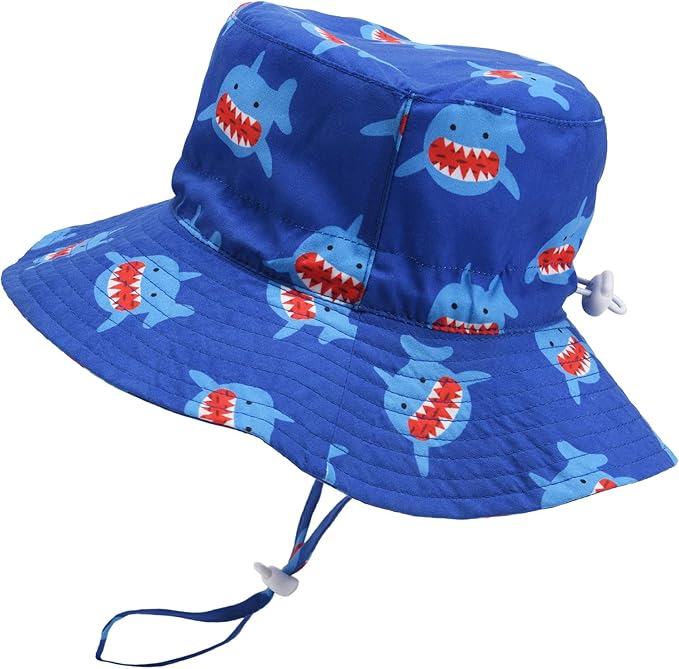 baby beach hat with strap