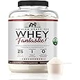 Whey Fantastic Unflavored - 100% Natural Grass Fed Whey Protein Powder - Unique 3-Whey Blend of Whey Isolate, Concentrate & Hydrolysate Provides 25g of Protein per Serving - 5lb - 75 Servings