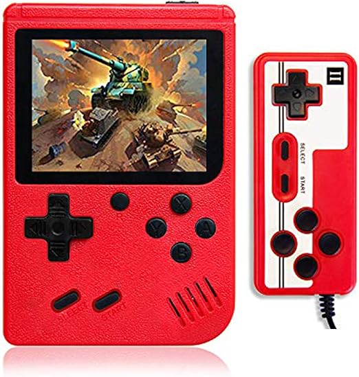 Amazon Kalolary 携帯ゲーム機 3インチ ハンドヘルド ゲーム コンソール 内蔵500種ゲーム 子供向け ビデオゲーム クラシック ゲーム 子供ベストギフト コントローラー付き 赤い その他のゲーム機種本体全般