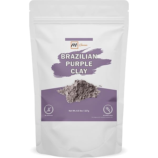 Amazon.com : mGanna 100% Natural Brazilian Purple Clay for Skin