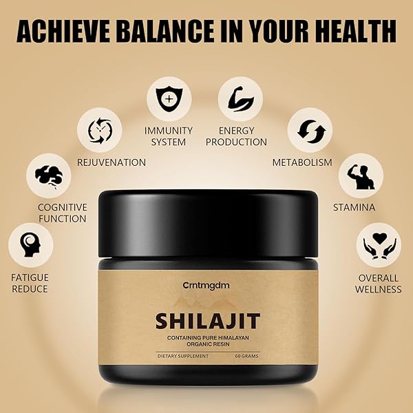 SHILAJIT PURE HIMALAYAN ORGANIC SHILAJIT RESIN WITH 85+ HUMIC ACID, TRACE MINERALS, AND FULVIC ACID, POWERFUL SHILAJIT GEL FOR MEN & WOMEN, PREMIUM ENHANCER FOR ENERGY AND IMMUNE SUPPORT, 60G