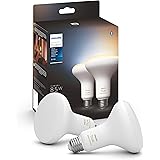 Philips Hue White Ambiance BR30 LED Smart Bulbs (Bluetooth Compatible), Compatible with Alexa, Google Assistant, and Apple Ho