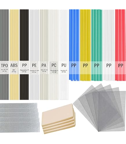 30pcs 13 Inch Plastic Welding Rods PVC Welding Strips Welder Rods For Plastic Welder Car Bumper Kayak Repair White